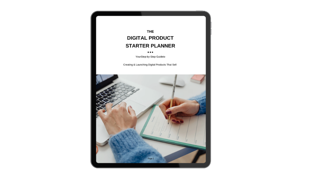 Product image for Digital Product Starter Planner