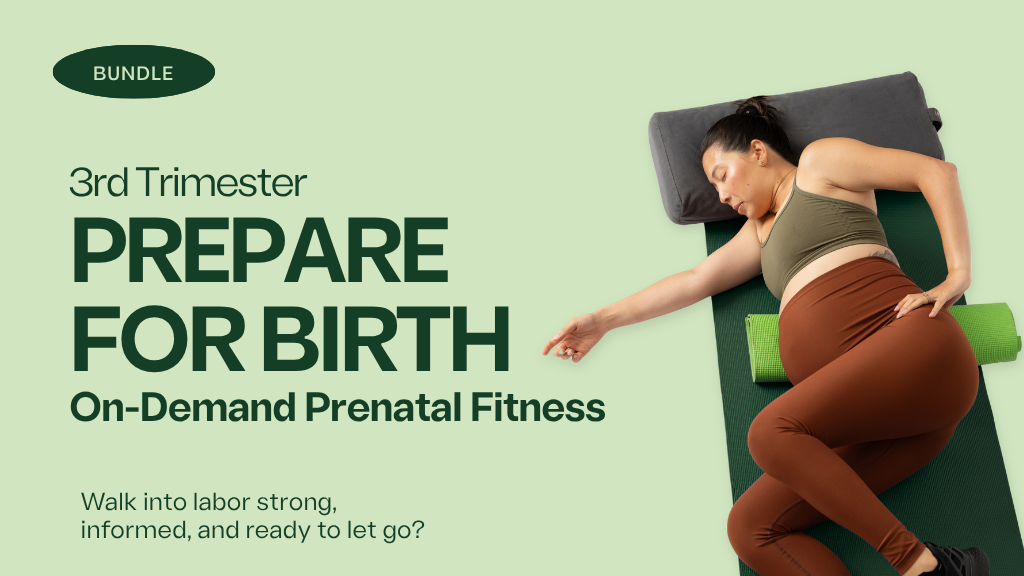 Product image for 3rd Trimester Prepare for Birth: On-Demand Prenatal Fitness