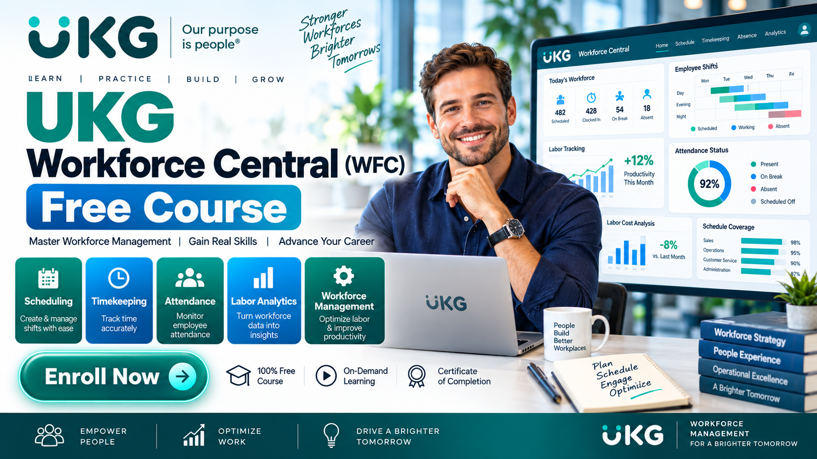 Product image for UKG Workforce Central (WFC) Free Course