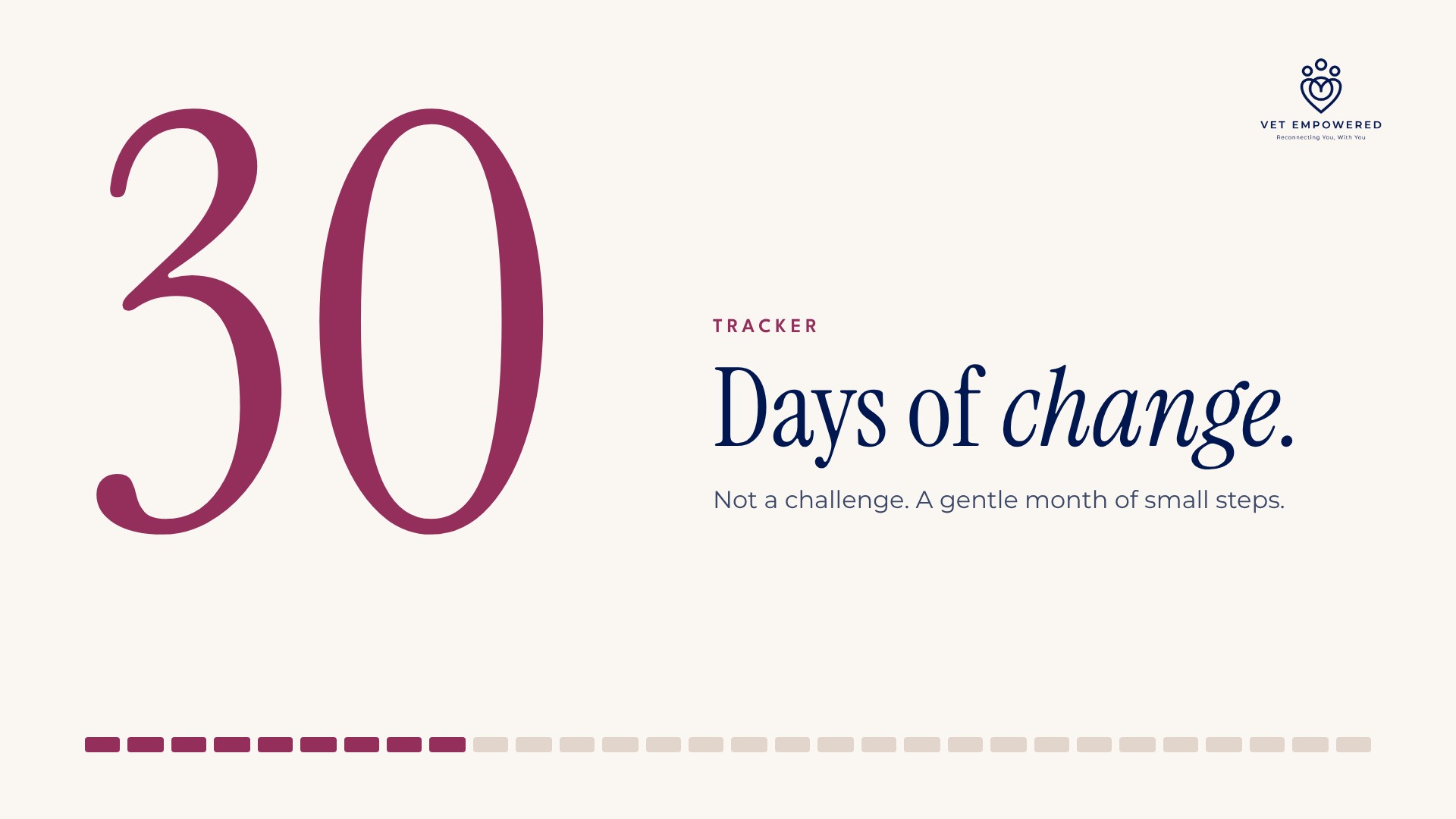 Product image for 30 Days of Change Tracker