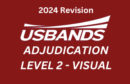Product image for Level 2 VISUAL - The Basics of USBands Competitive Marching Band Adjudication