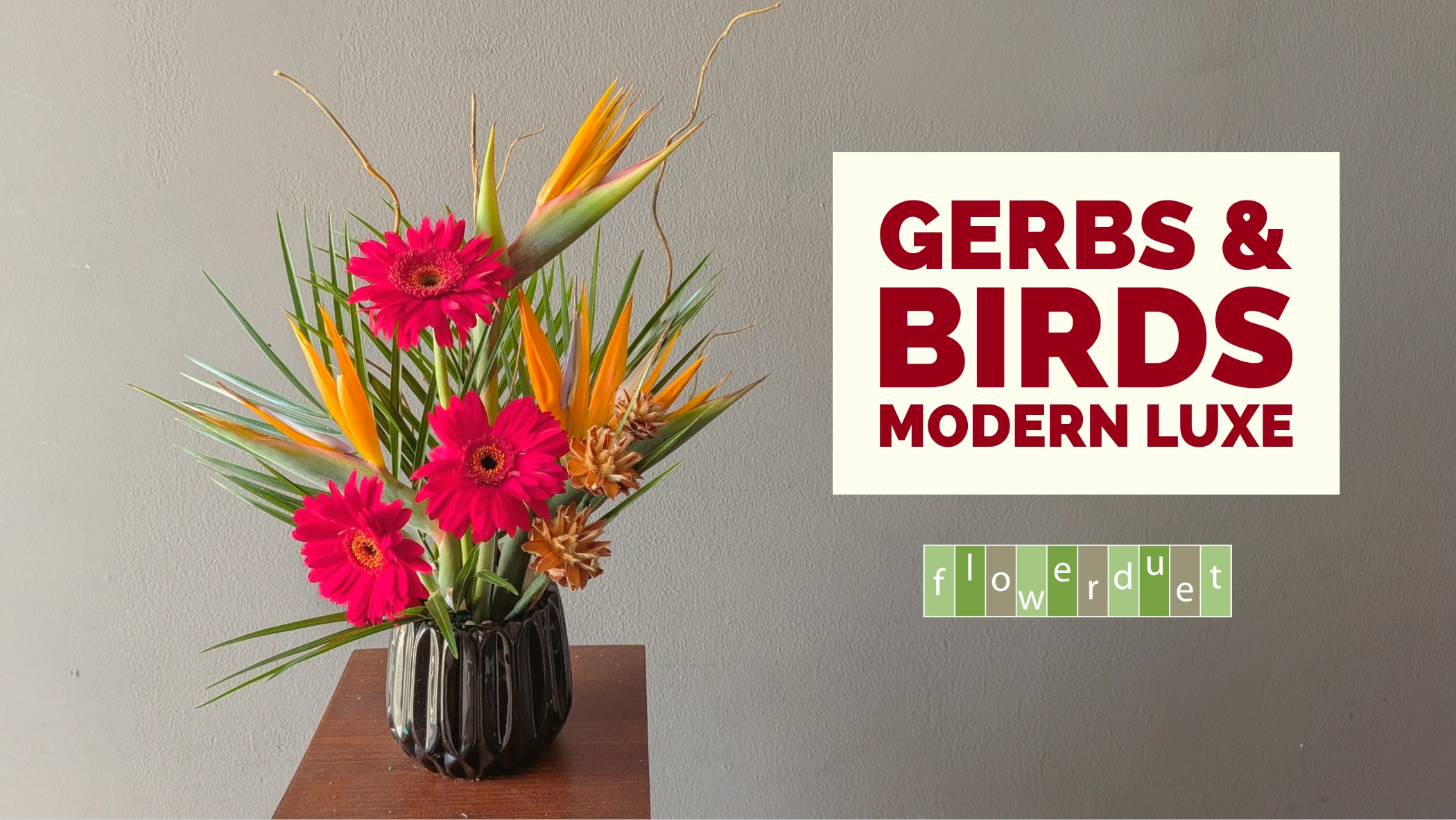 Product image for Flower Arranging Fridays: Gerbs & Birds