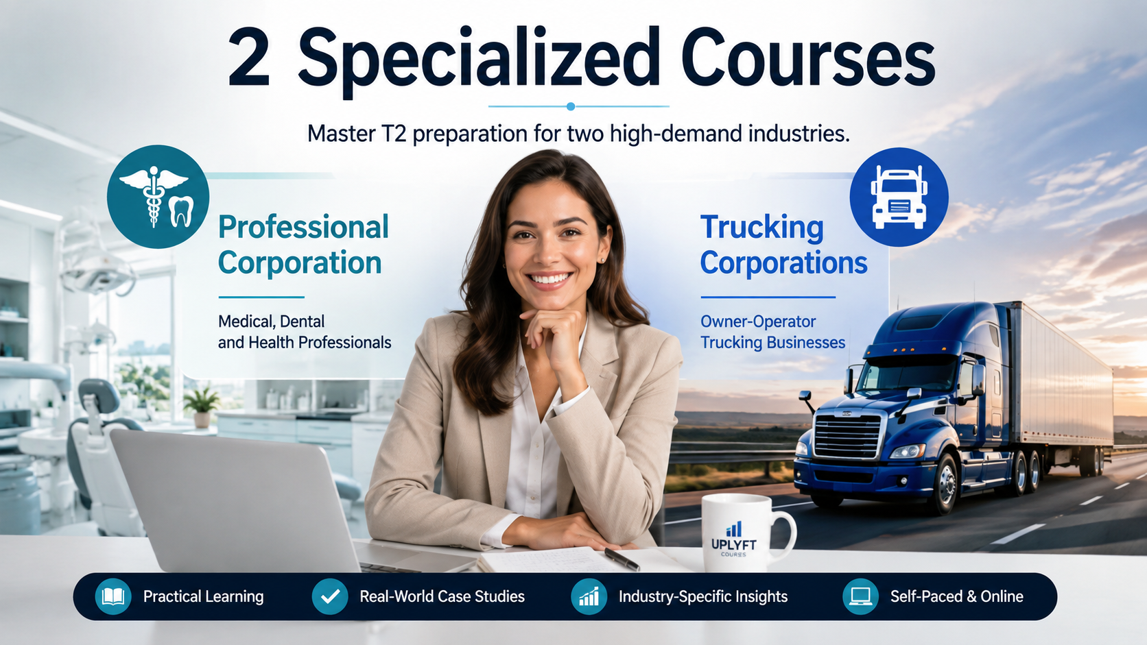 Product image for T2 for : Professional + Trucking Bundle (2 Courses)