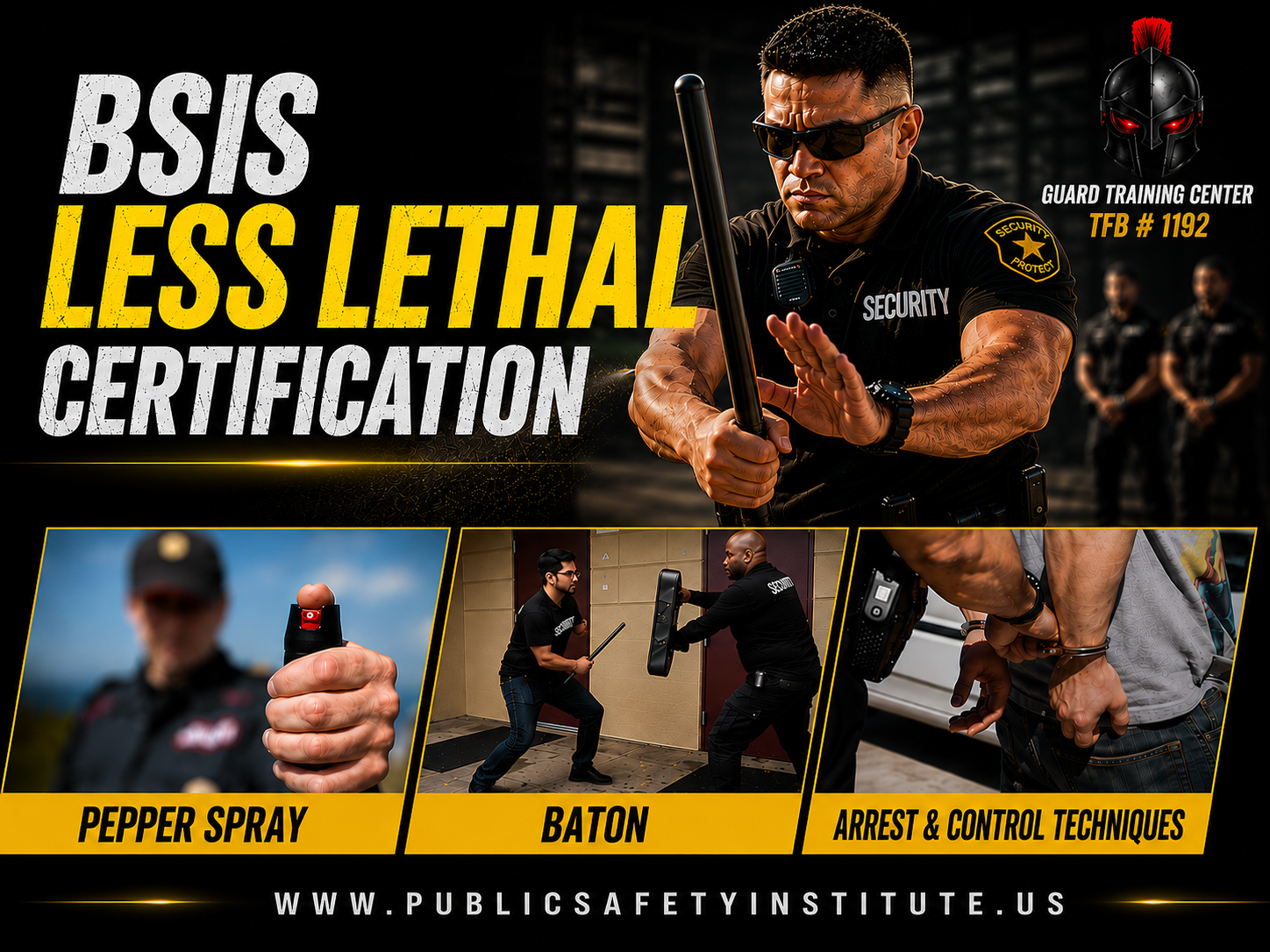 Product image for BSIS Less Lethal Certification