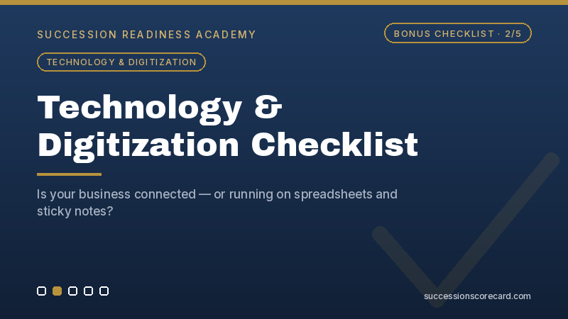 Product image for Technology & Digitization Strategy Checklist