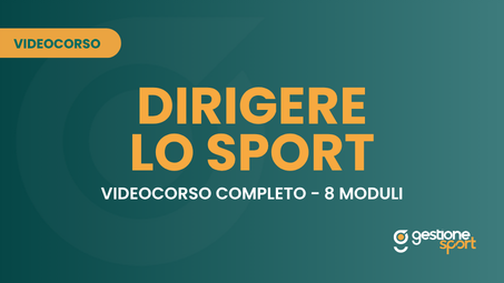 Immagine del prodotto per € 597 - Dirigere lo sport | Videocorso completo