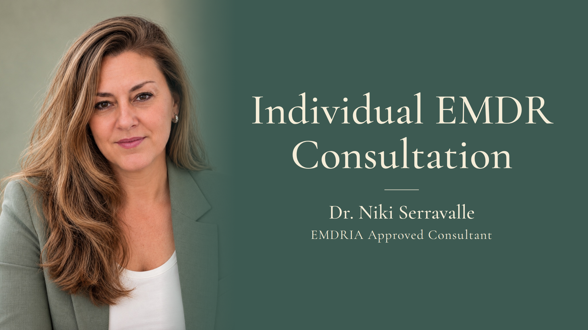 Product image for Individual EMDR Consultation with Dr. Niki Serravalle