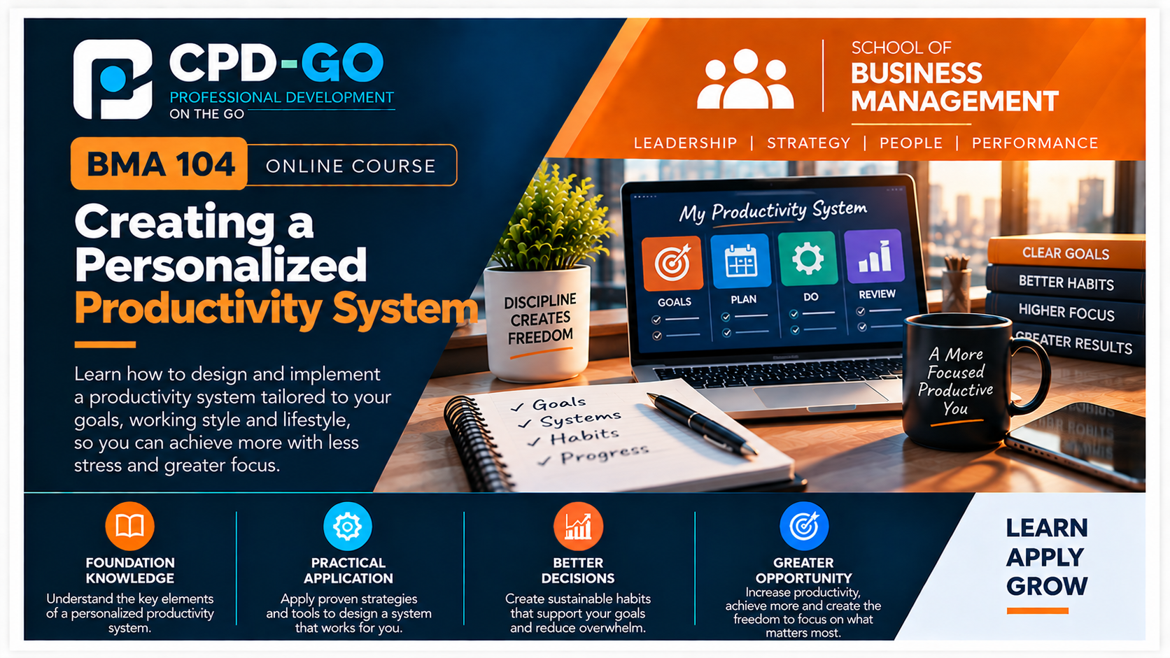 Product image for BMA 104 - Creating a Personalized Productivity System