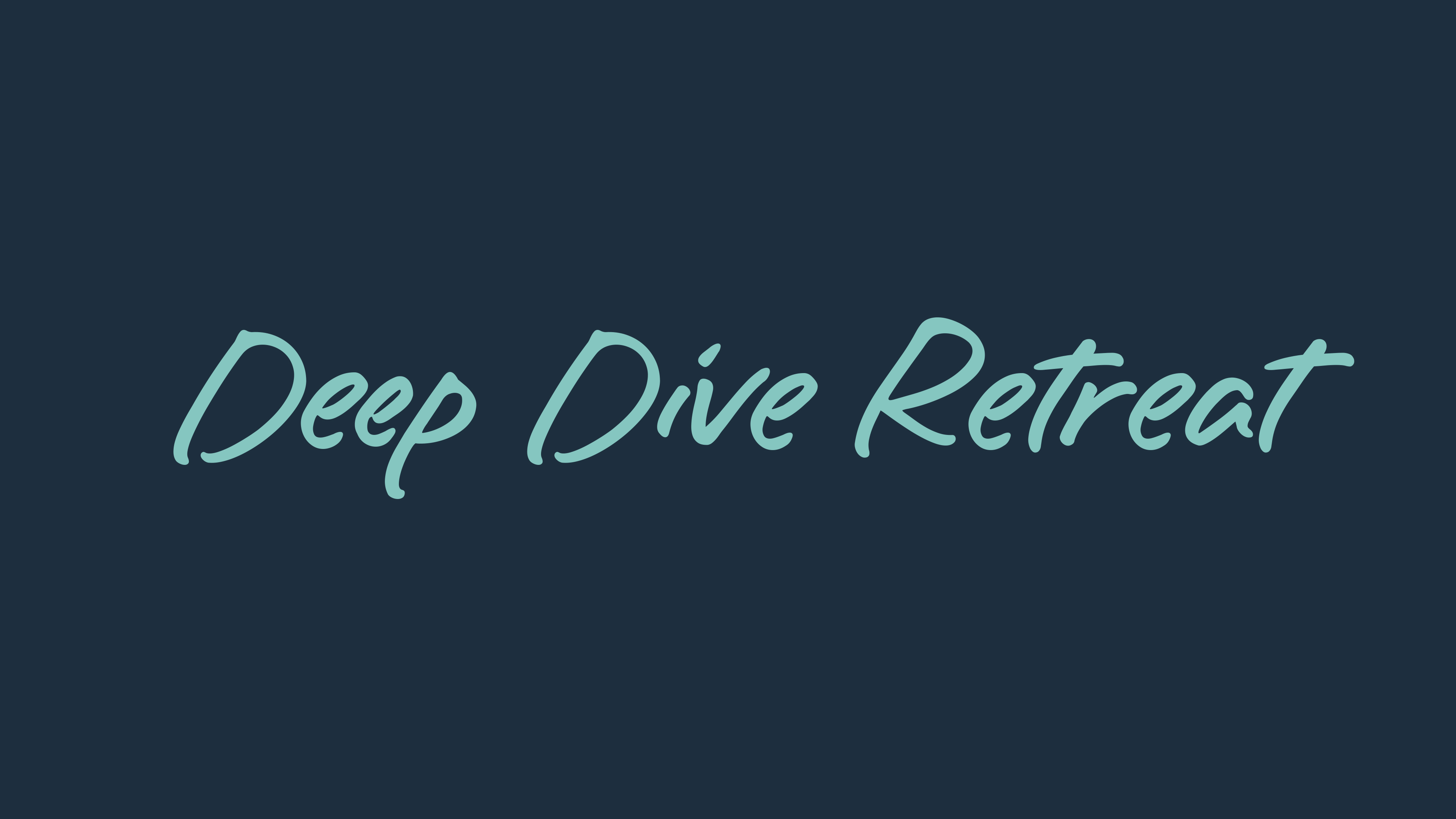 Product image for Deep Dive Retreat January 2027
