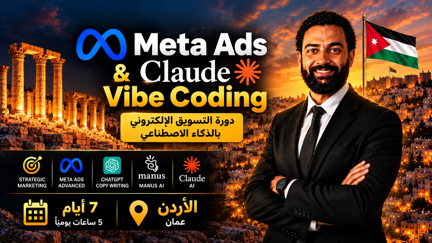Product image for Meta Ads & Vibe Coding Mastery - Jordan Round