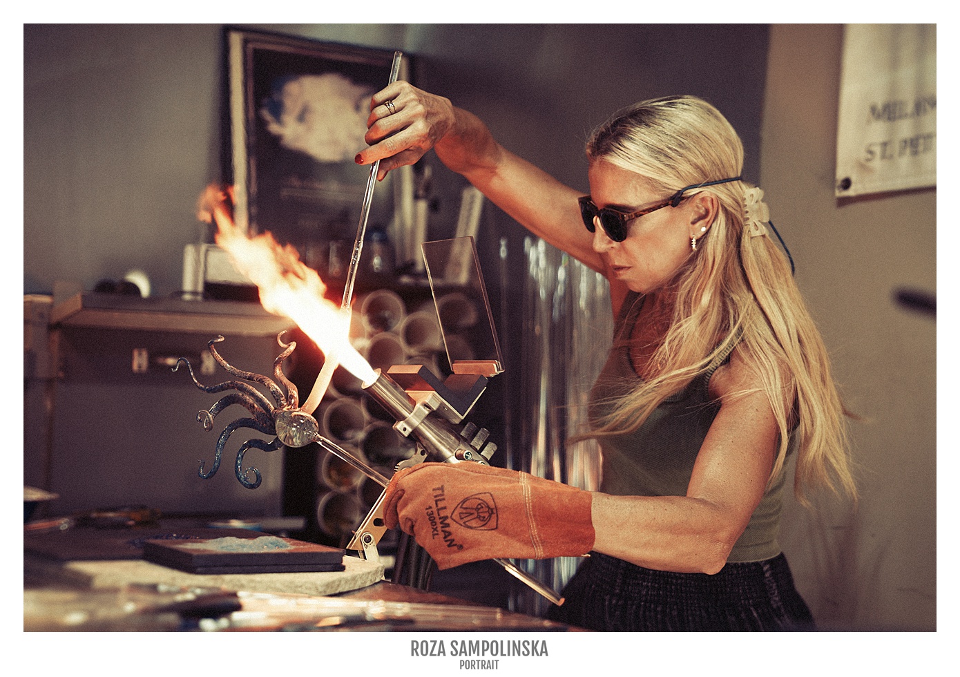 Melanie in the Studio