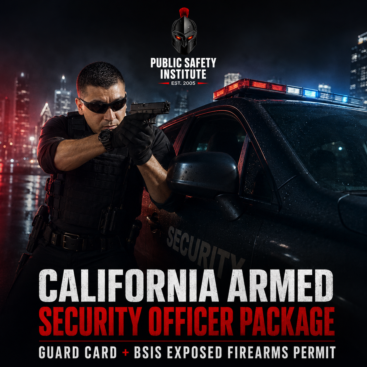 Product image for California Armed Security Officer Package-Bakersfield