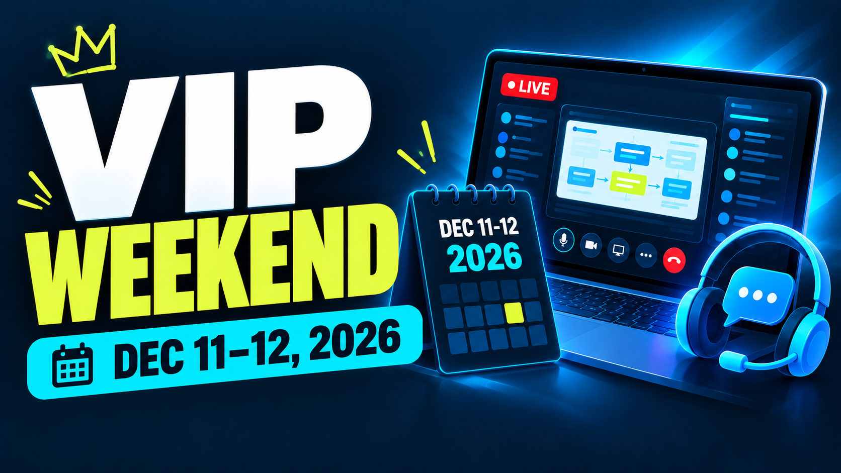 Product image for VIP Day Live - December 11 to 12, 2026
