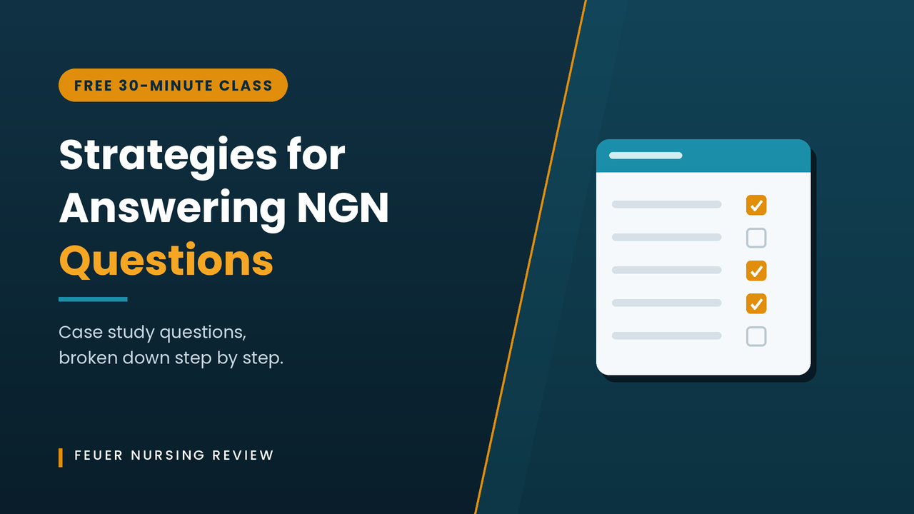 Product image for NGN Question Strategies: A Free 30-Minute Class