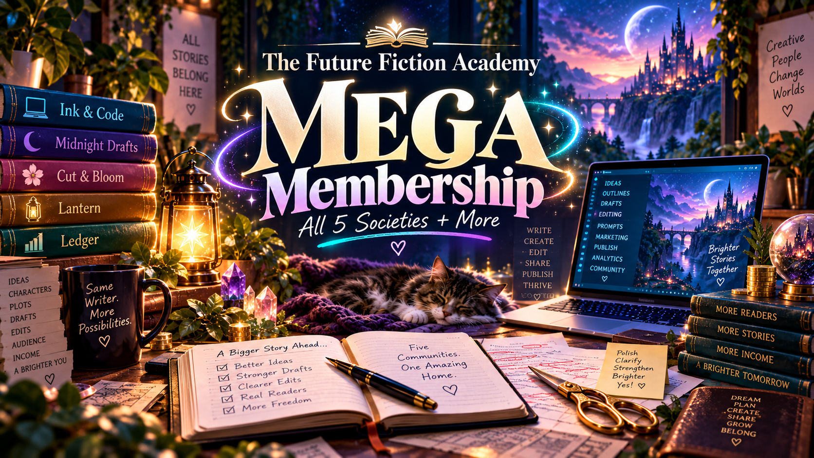 Product image for 👑 The Future Fiction Academy Mega Membership