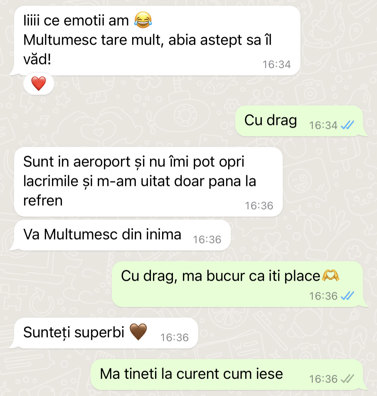 Mesaj real de la miri