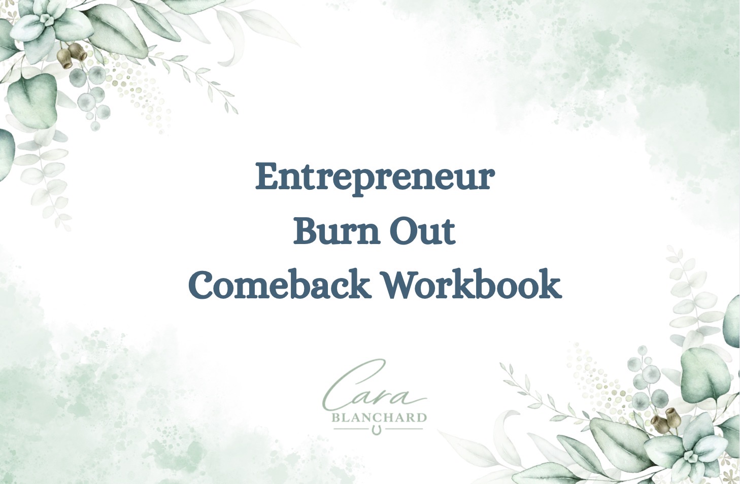 Product image for The Burn Out 30 Day Workbook