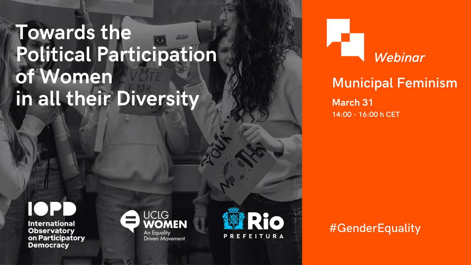 Webinar: Towards the Political Participation of Women in all their