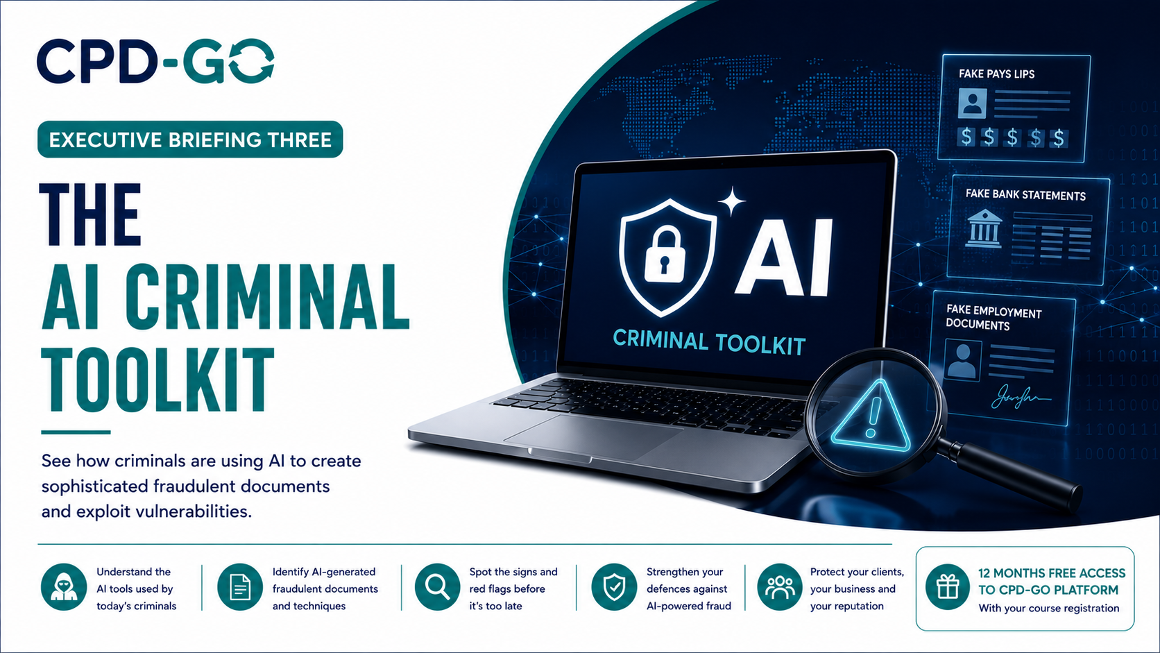 Product image for Executive Briefing Three - The AI Criminal Toolkit