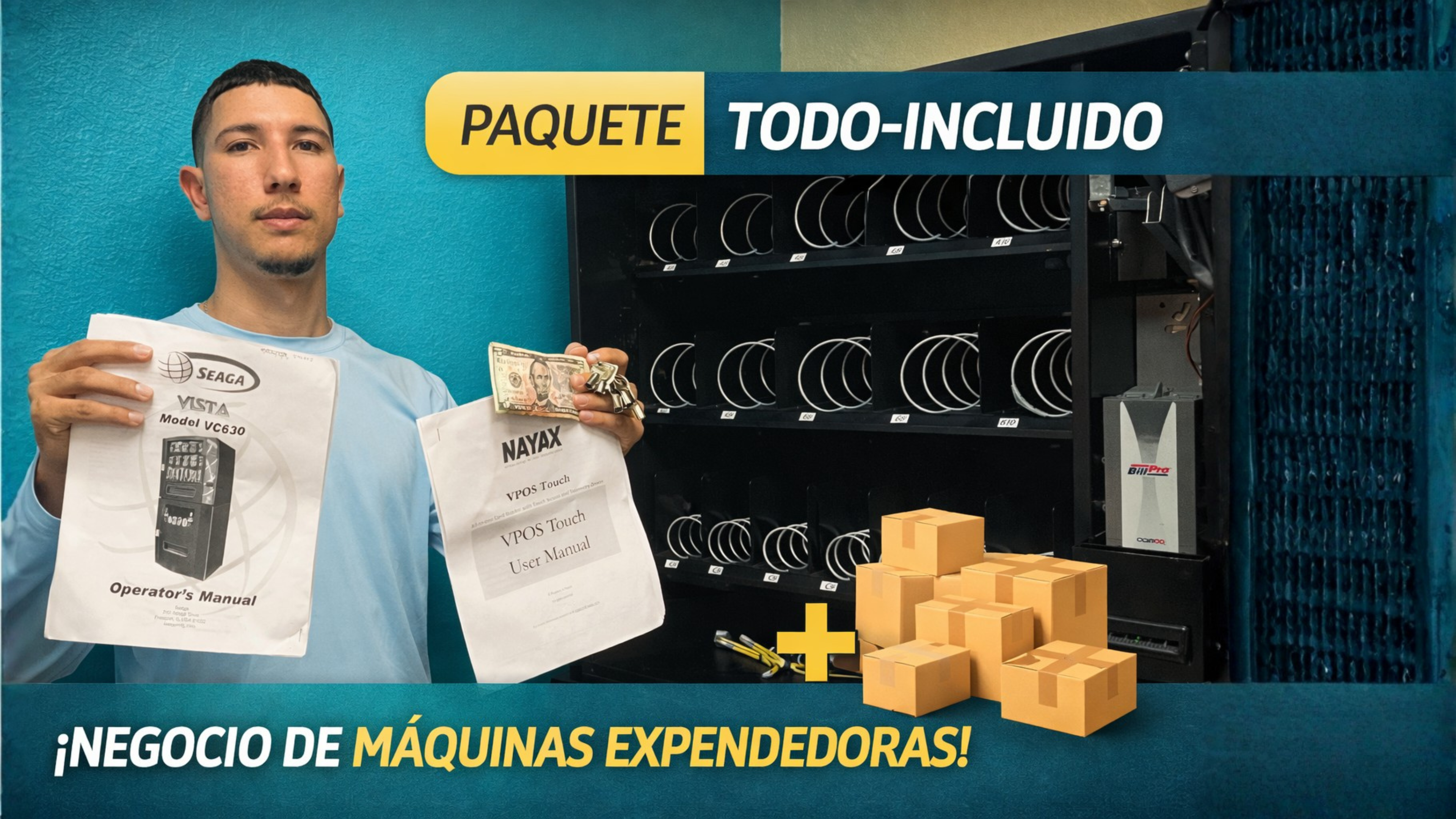 Product image for Paquete Completo de Máquinas Expendedoras