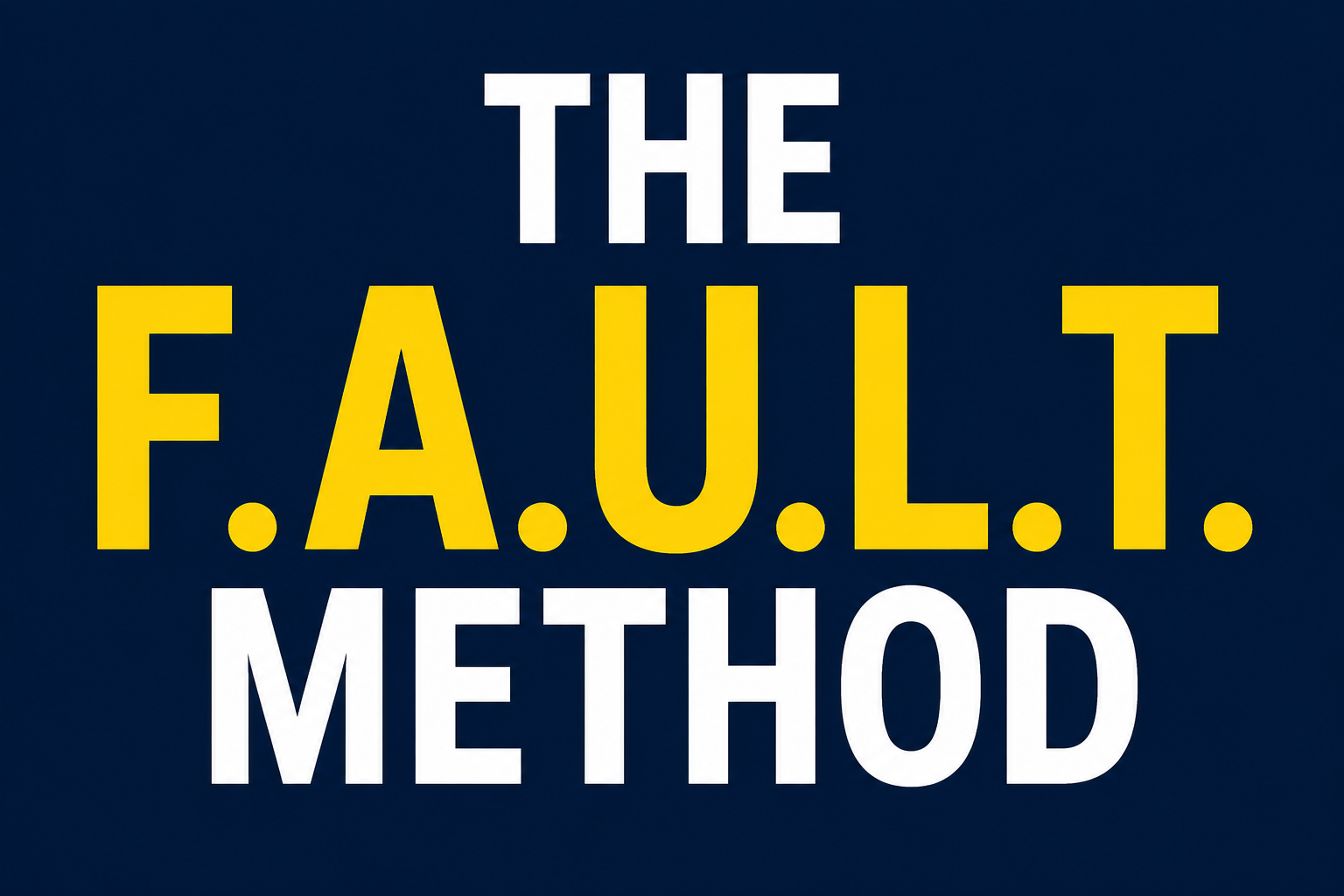 Product image for ADI Part 3 FAULT method