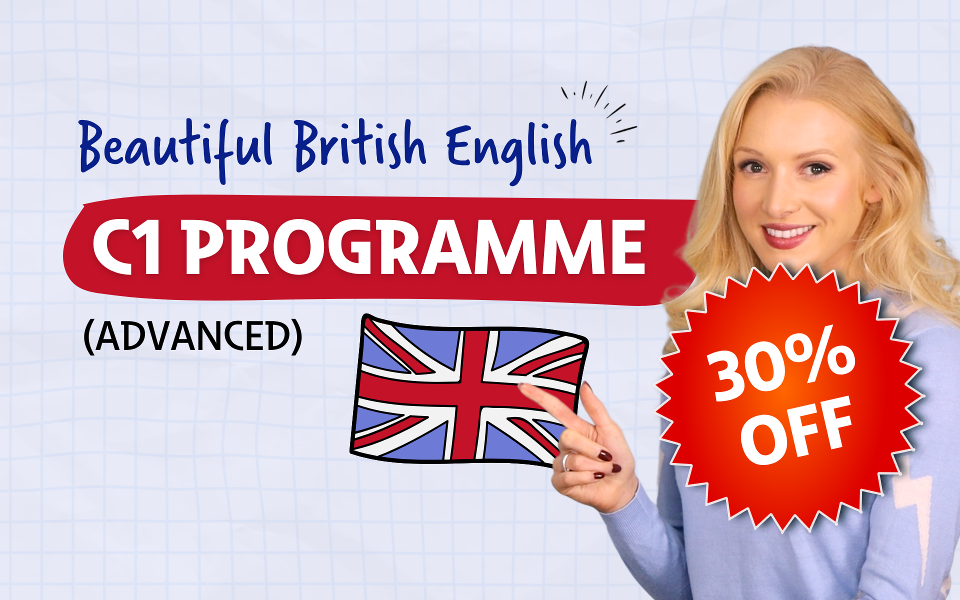 Product image for Beautiful British English C1 Programme (Advanced)