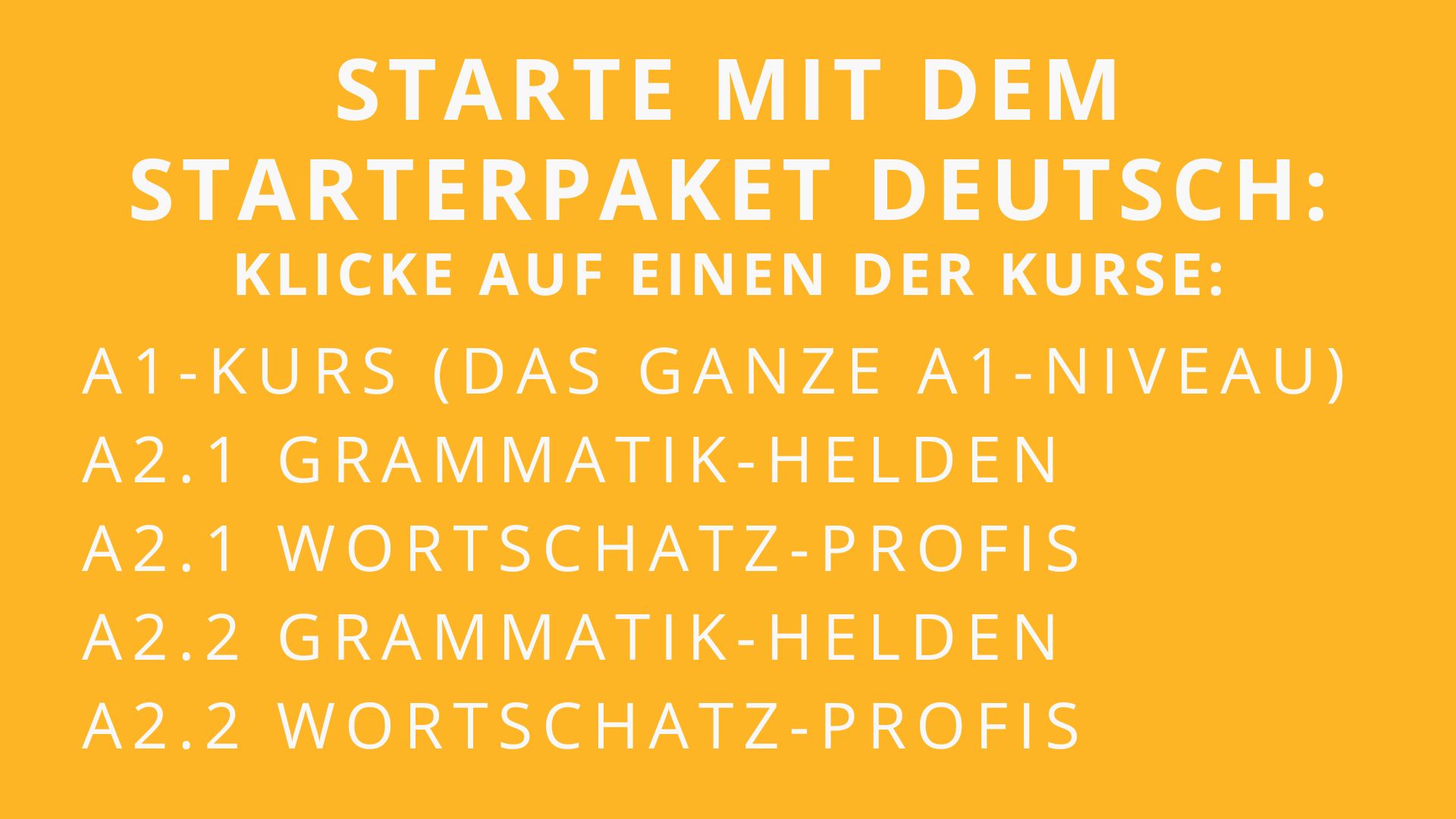 Produktbild für Starterpaket DEUTSCH