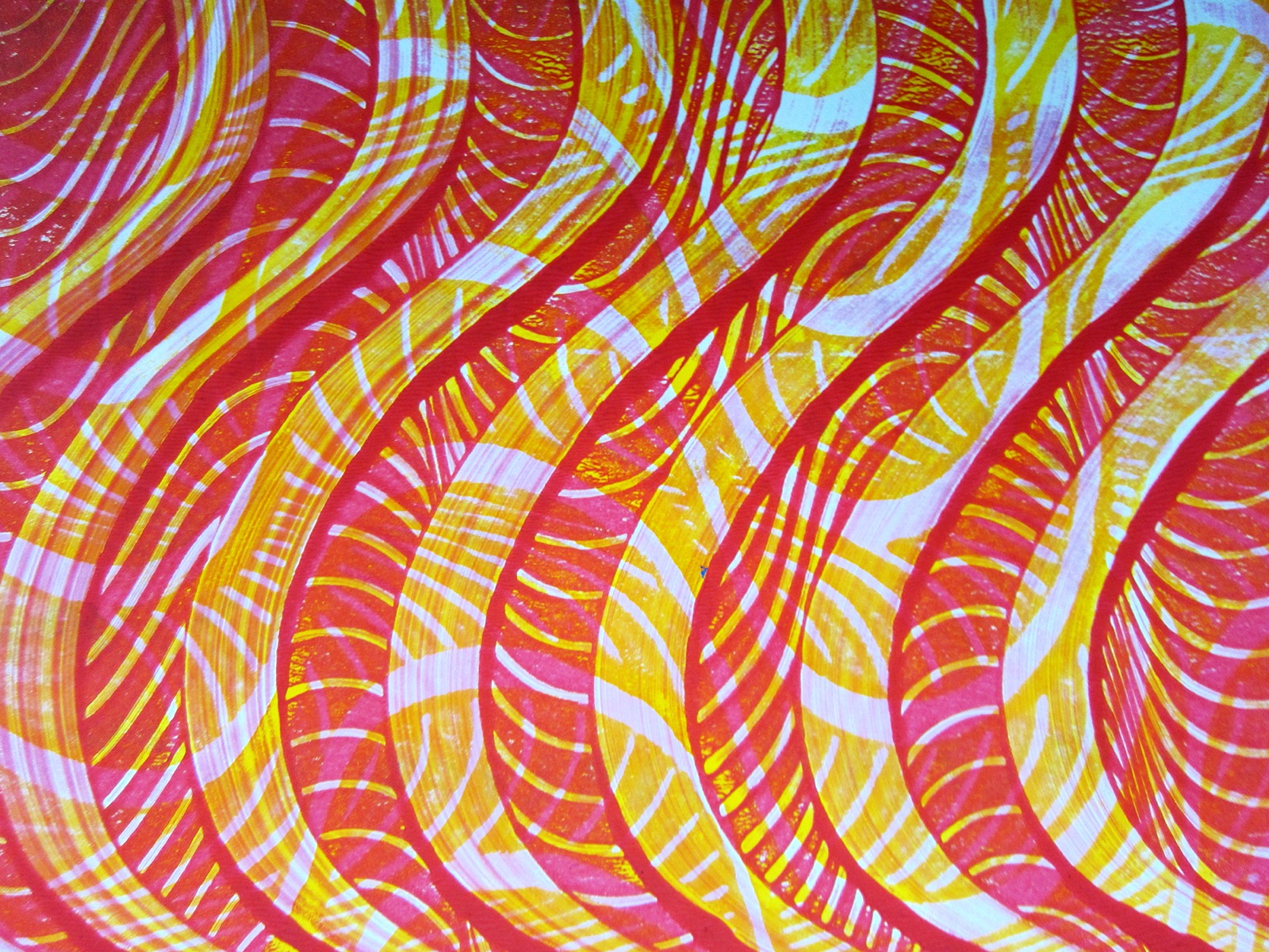Finished gel print