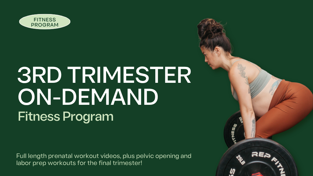 Product image for Prenatal On-Demand Workouts: 3rd Trimester