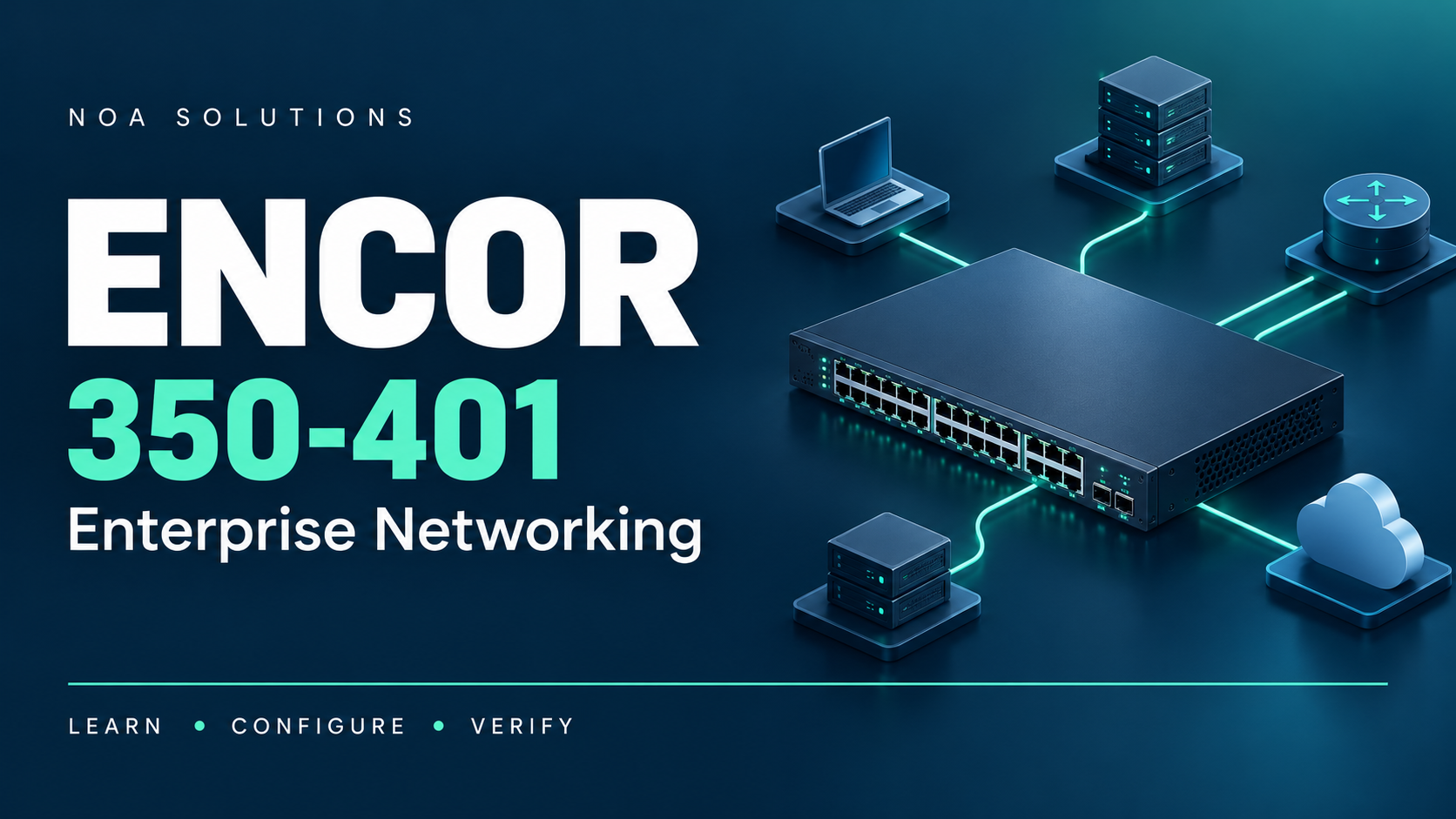 Product image for CCNP ENCOR 350-401 Masterclass — EVE-NG Labs, SD-Access & BGP