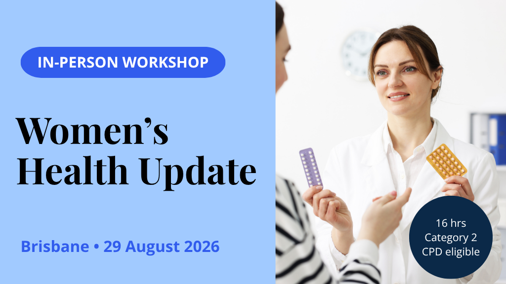 Product image for Women's Health Update 1 day Workshop Brisbane 29th August 2026