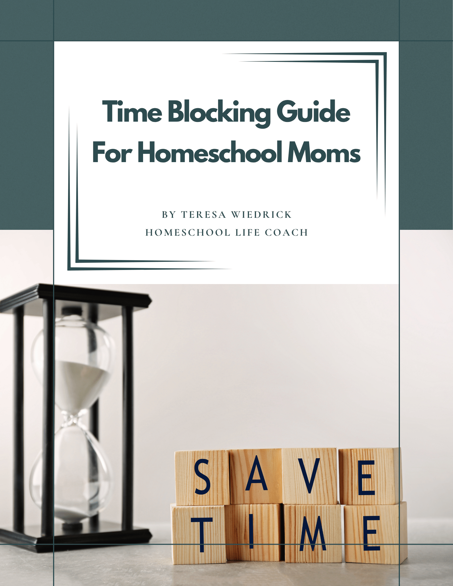 Product image for Printable Time Blocking Guide for Homeschool Moms | Homeschool Schedule Planner | Weekly Routine Organizer | SMART Goals Tracker
