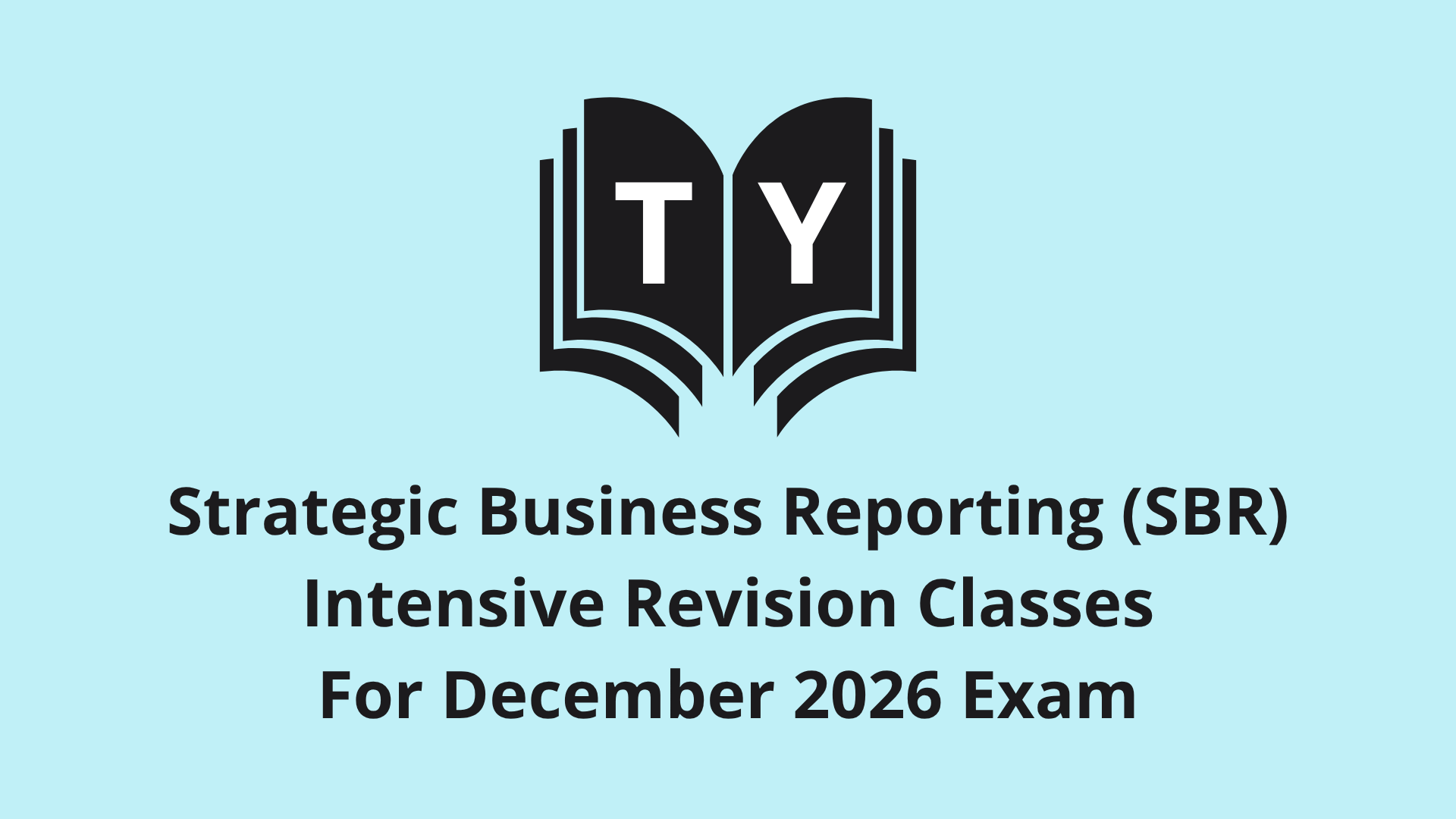 Product image for TY SBR 12’26 Revision Classes