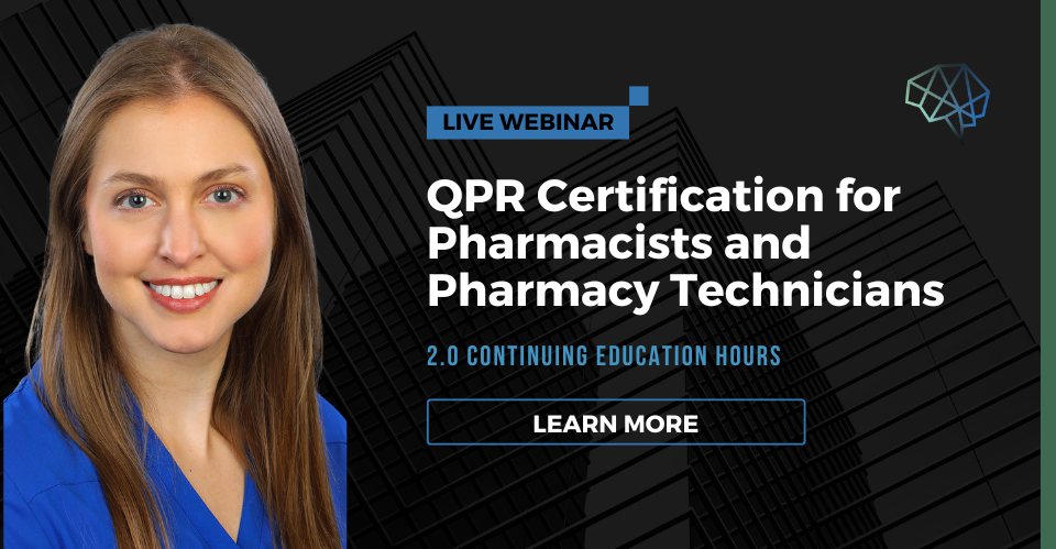 Product image for QPR Certification for Pharmacists and Pharmacy Technicians