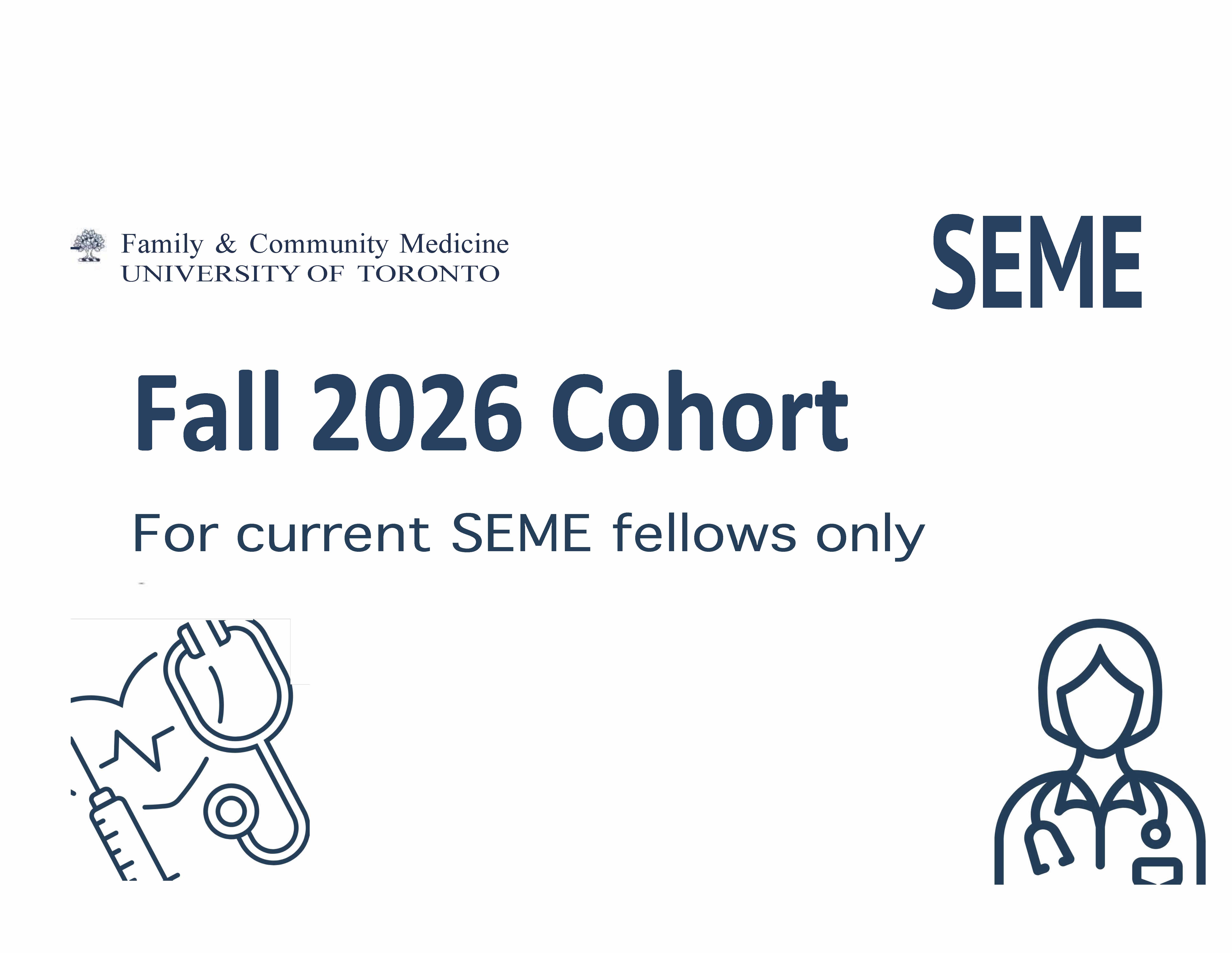 Product image for SEME Fall 2026 Cohort