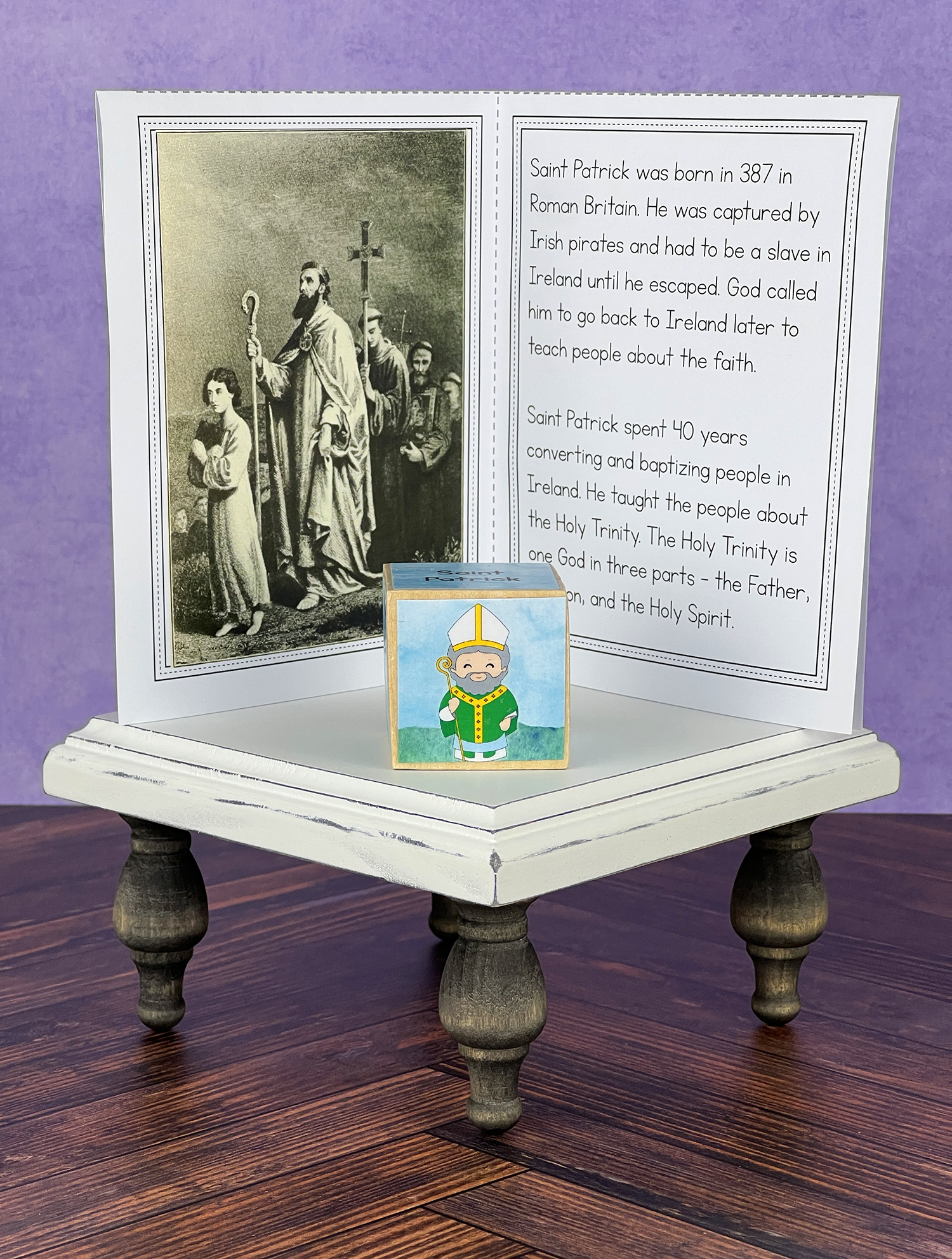 Saint Patrick Saint Block Craft