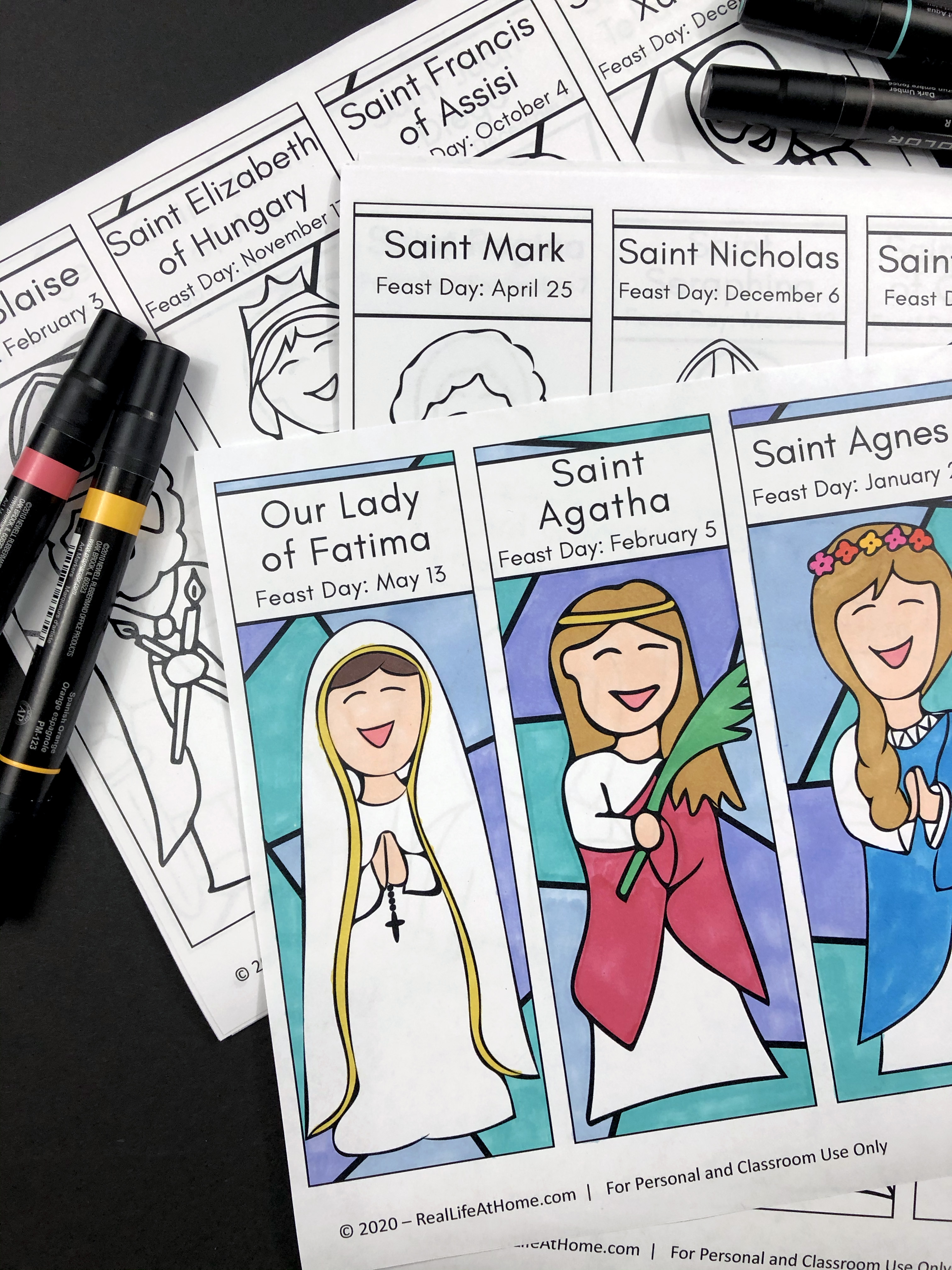 Catholic Icing Monthly Pack Kids Printables