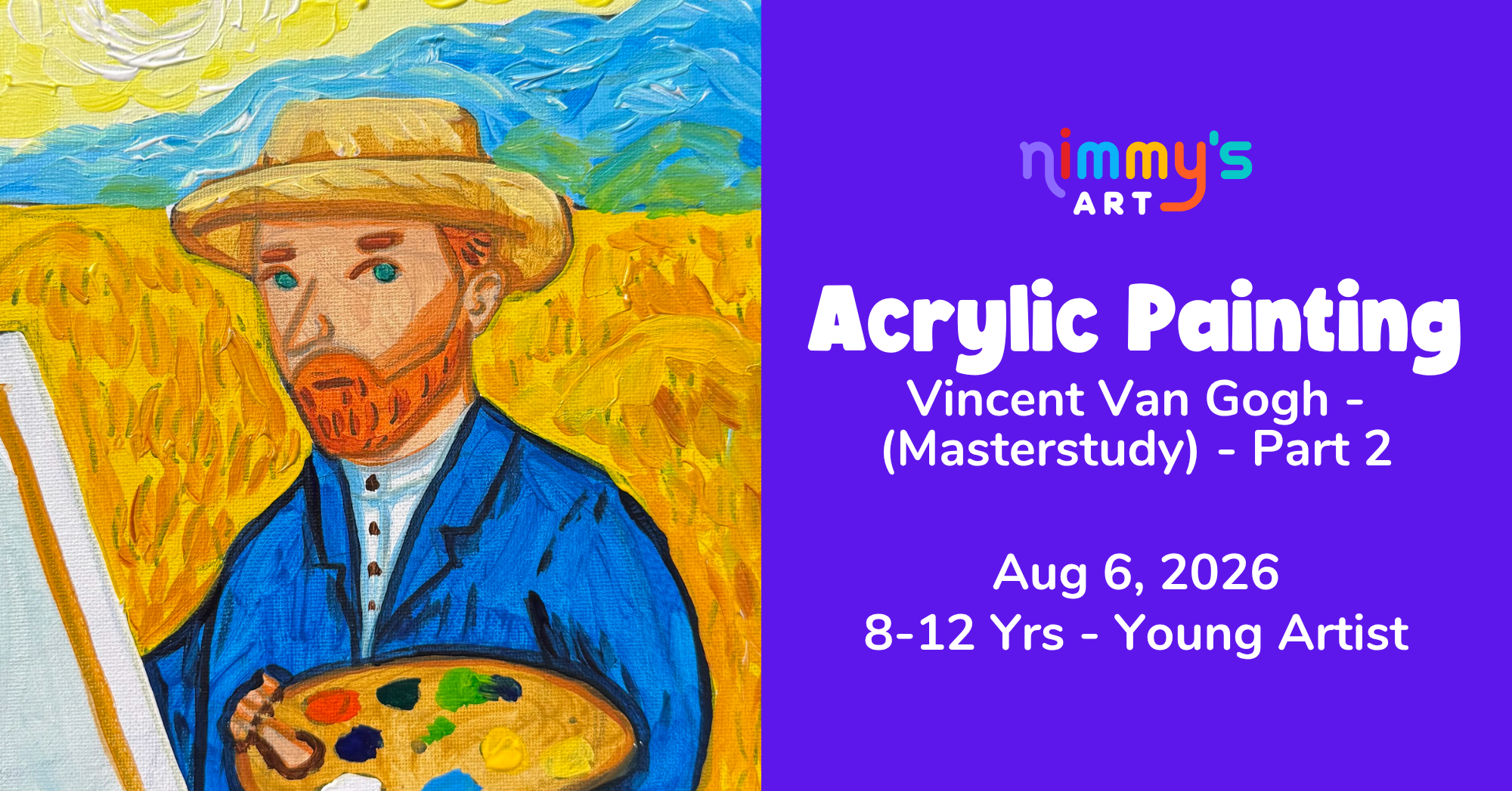 Product image for Acrylic Painting - Vincent Van Gogh - (Masterstudy) - Part 2