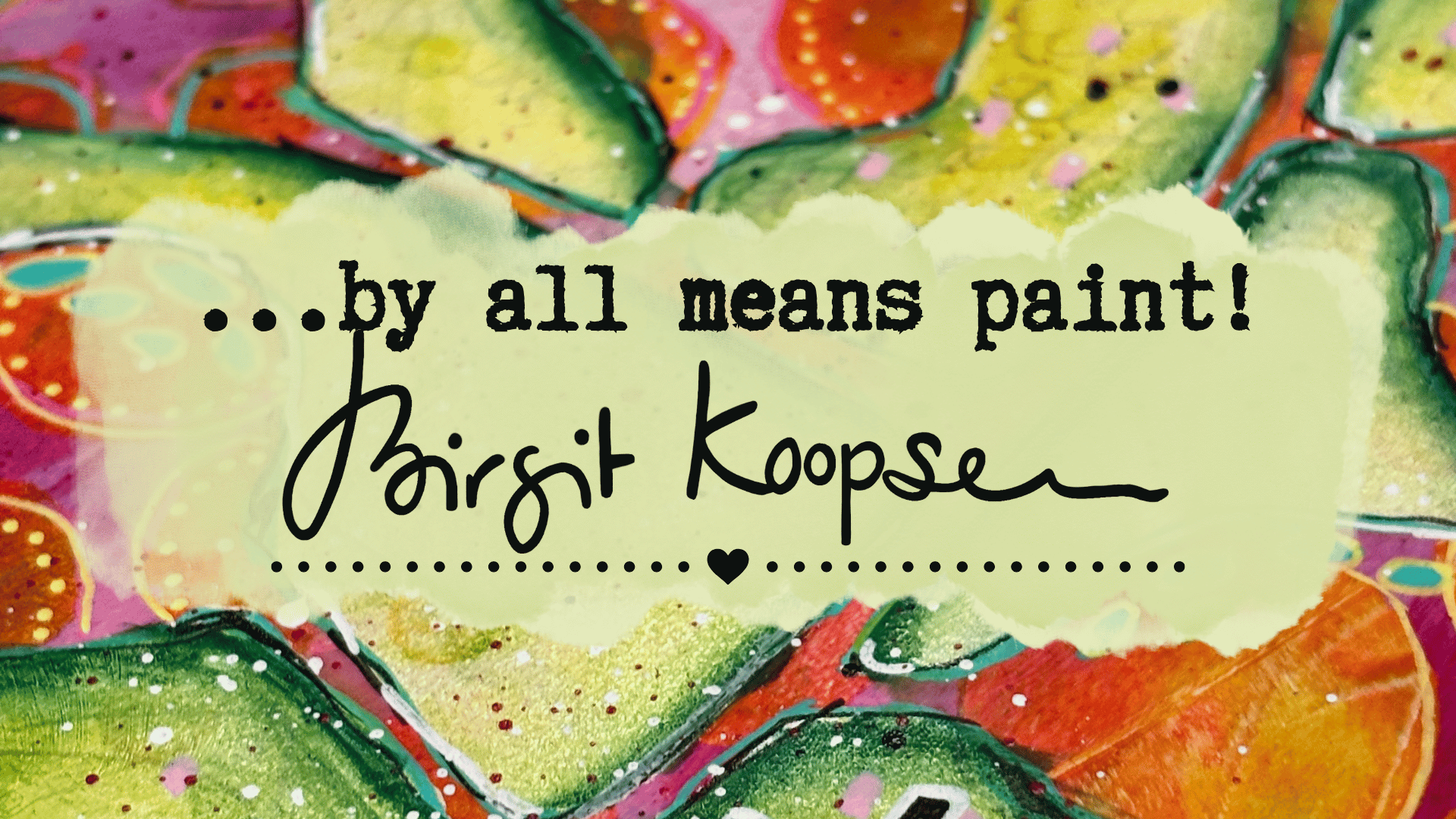 Product image for By all means paint!