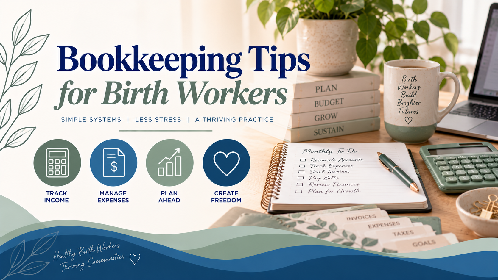 Product image for Bookkeeping Tips for Birth Workers