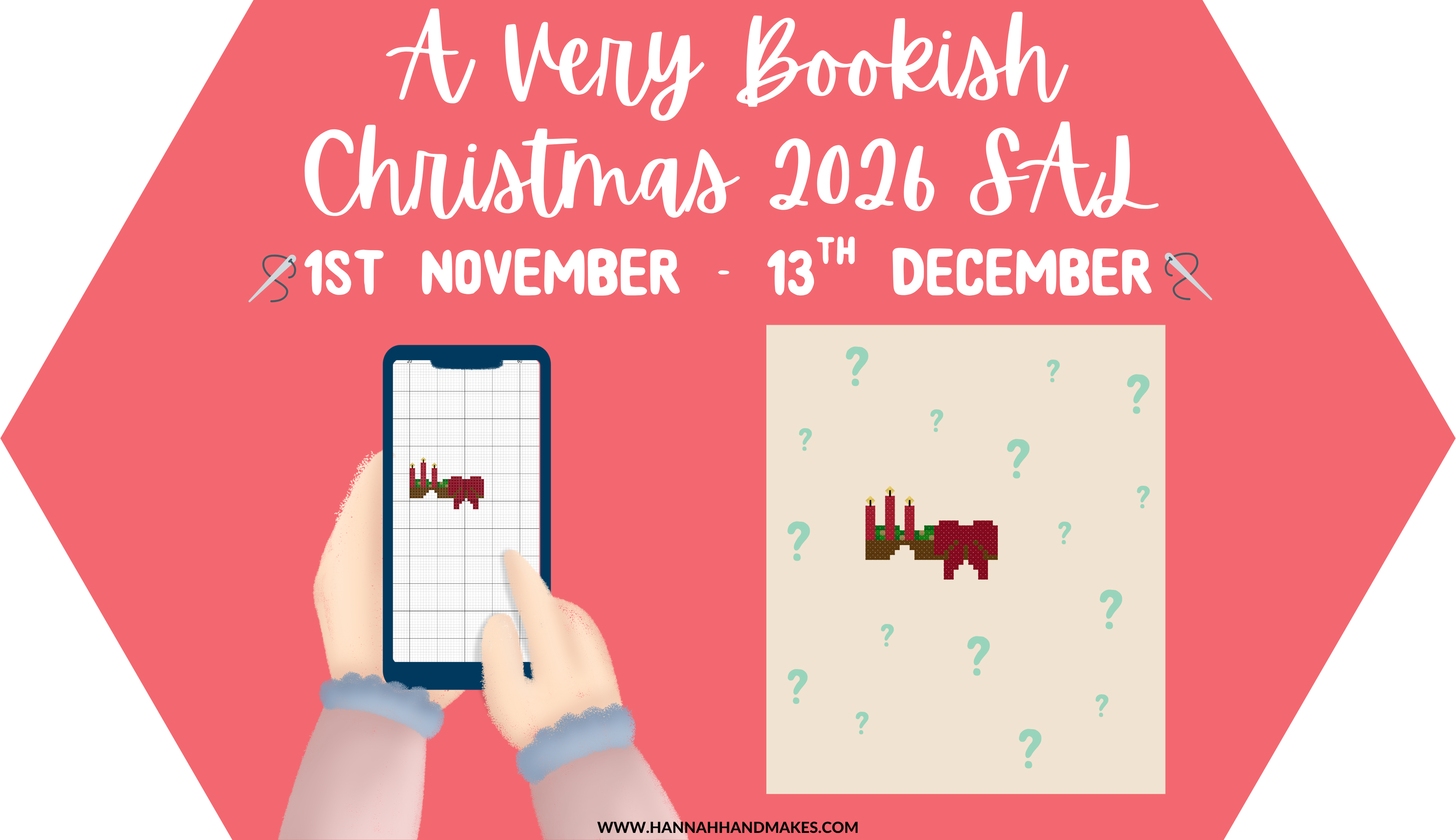 Product image for A Very Bookish Christmas Stitch Along