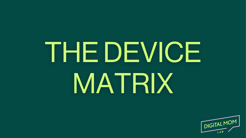 Product image for The Device Matrix