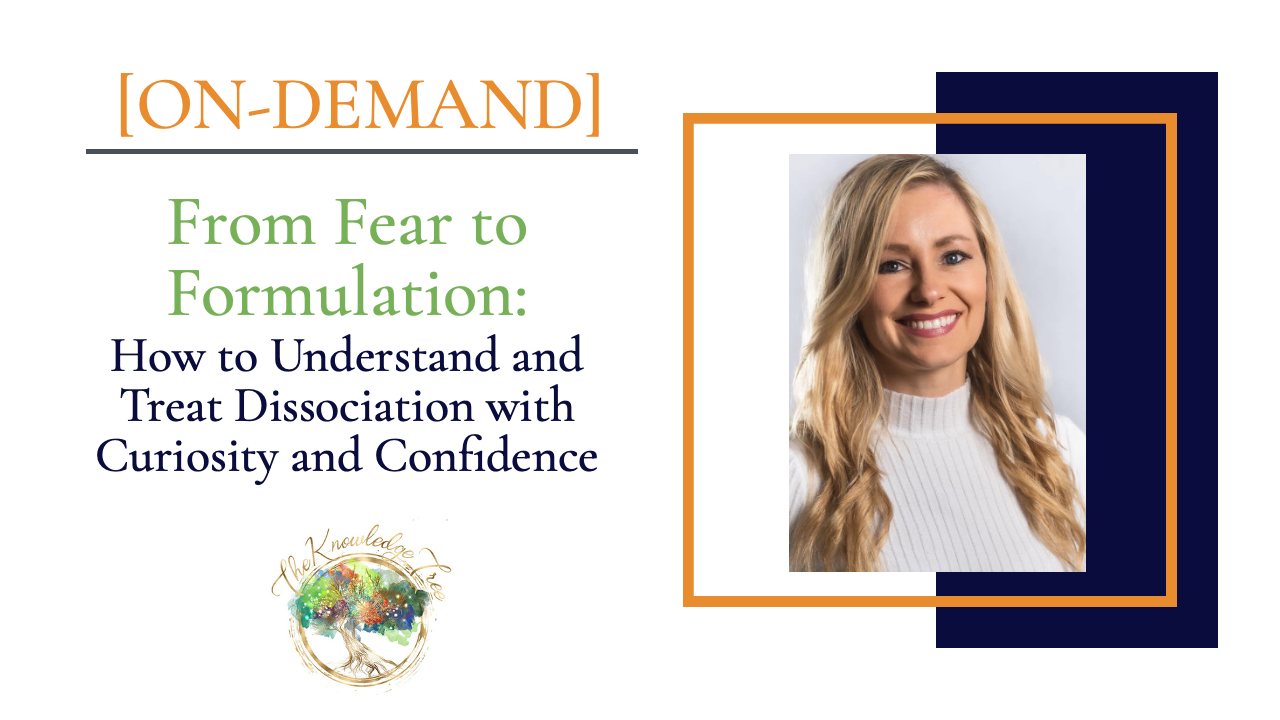 Product image for ON-DEMAND Pre-Registration: From Fear to Formulation: How to Understand and Treat Dissociation