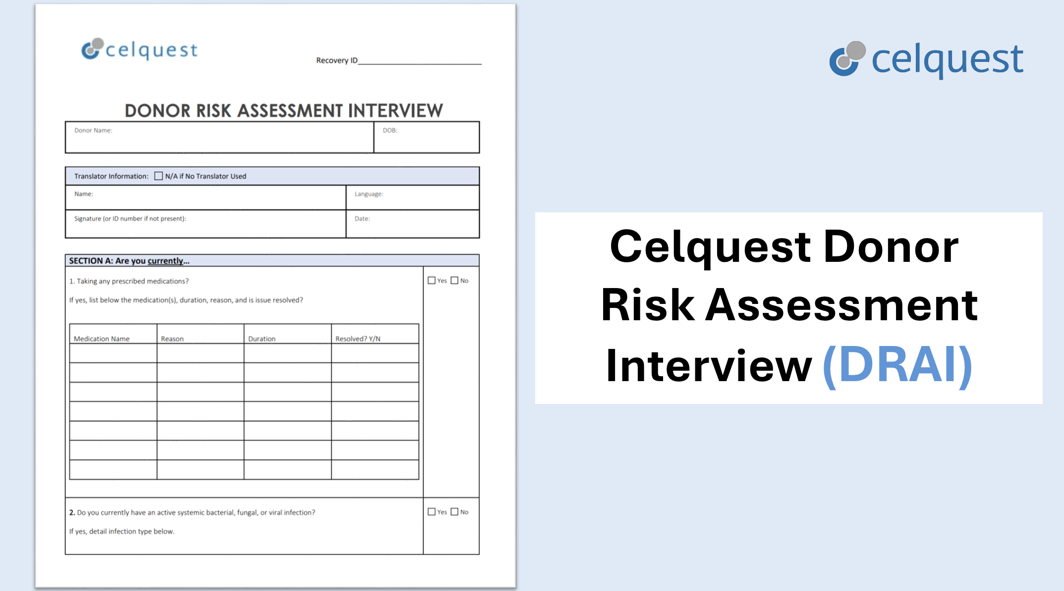 Product image for CEL-VID-003 Ver 1- Celquest Donor Risk Assessment Training