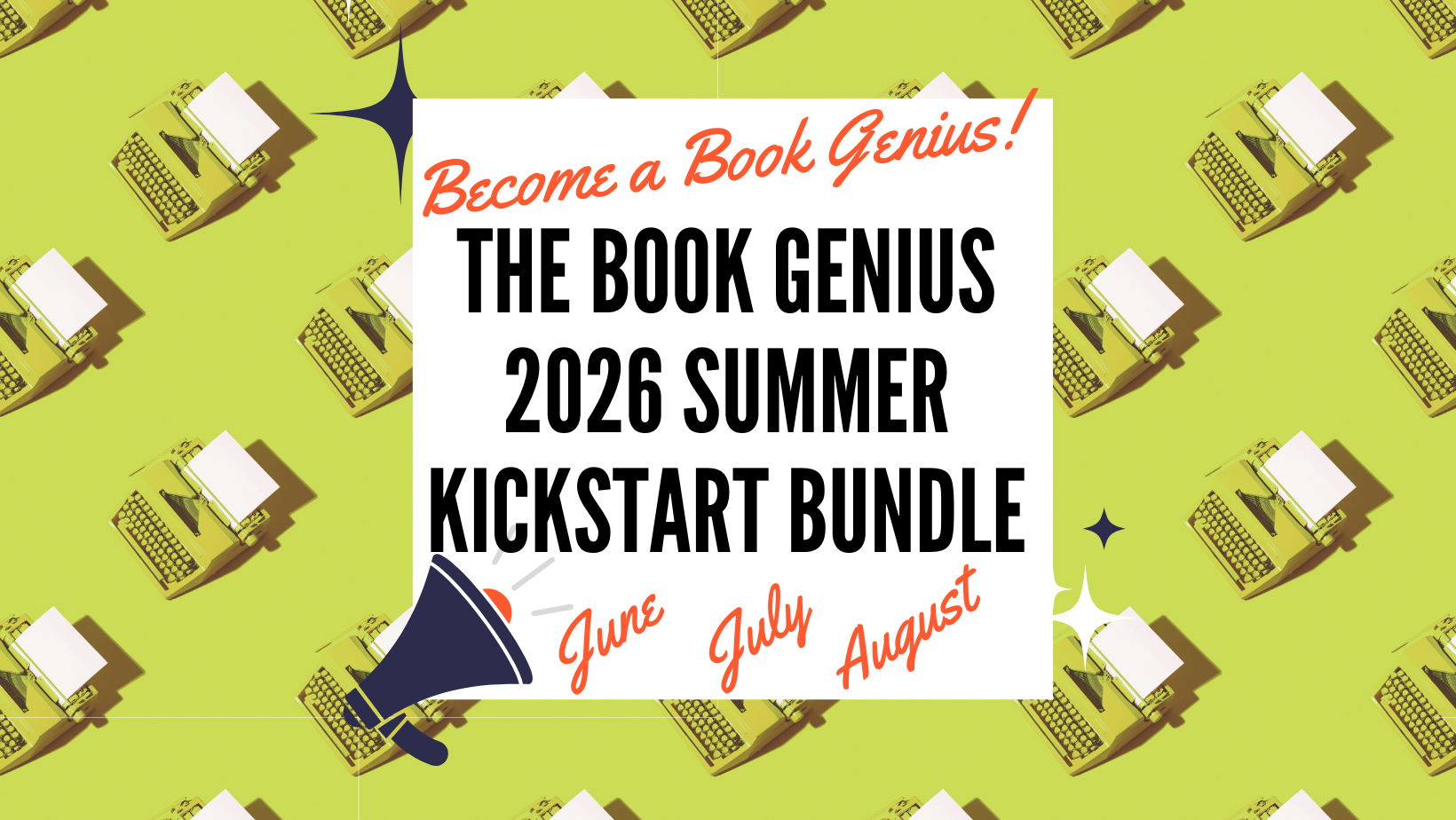 Product image for Book Genius Summer Kickstart - June Bundle Upgrade