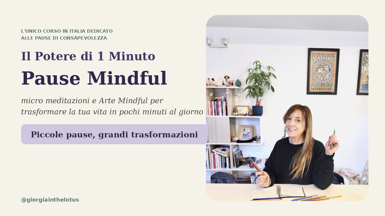 Product image for Il Potere di 1 Minuto- Pause Mindful: Micro meditazioni e Arte Mindful per ritrovare calma e presenza in pochi minuti al giorno