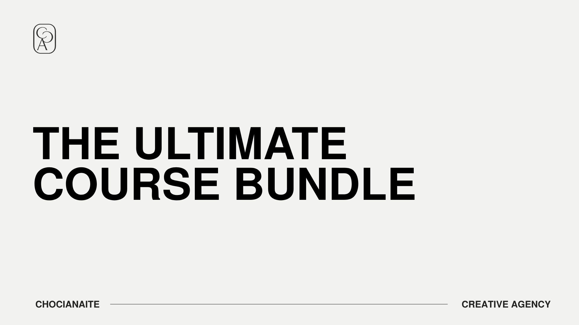 Product image for The Ultimate Course Bundle 