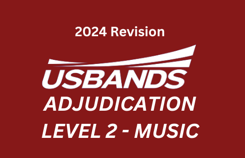 Product image for Level 2 MUSIC - The Basics of USBands Competitive Marching Band Adjudication