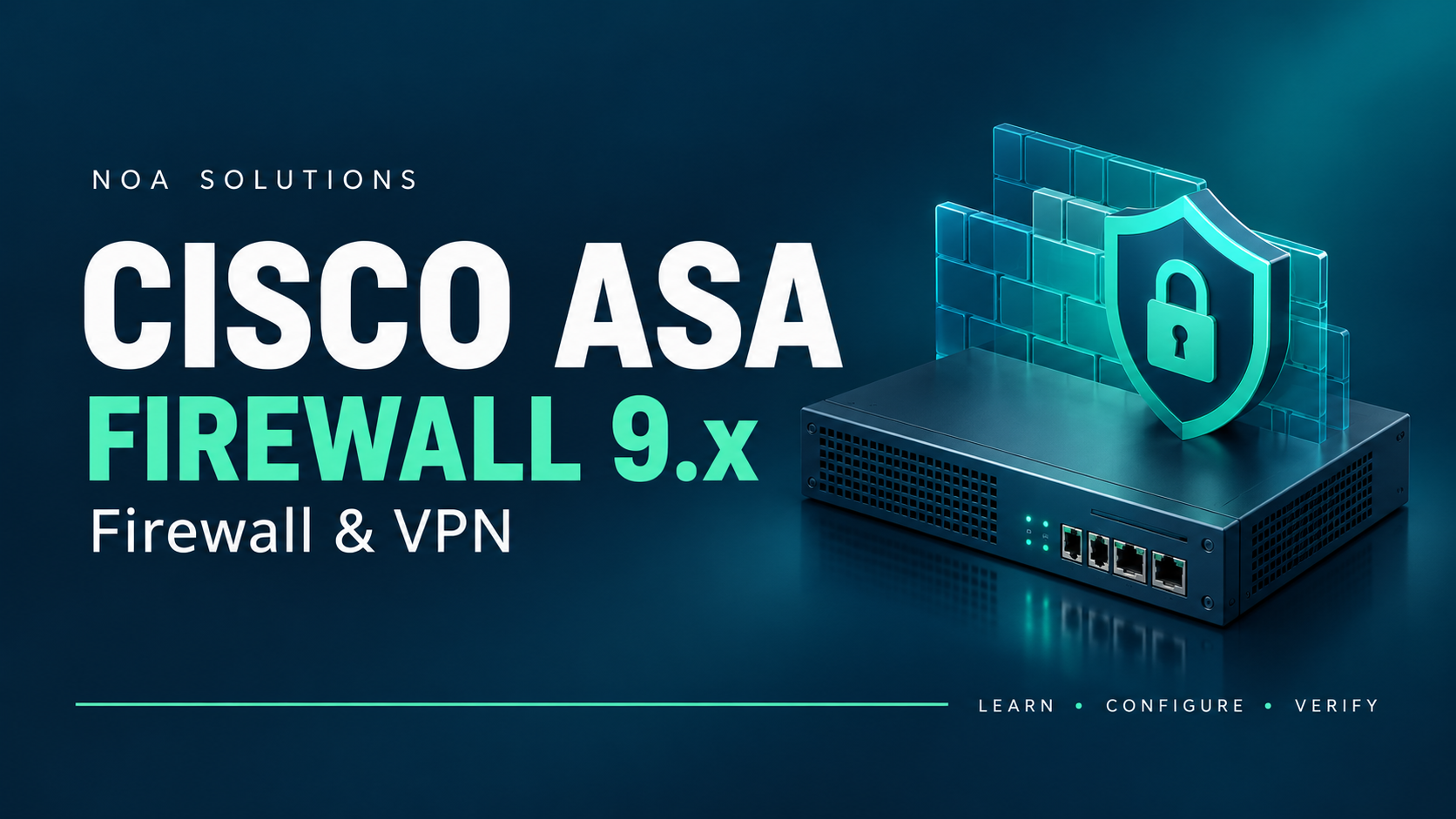 Product image for Cisco ASA Firewall 9.x — Configuration, VPN, NAT, Failover & Security