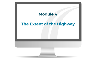 Product image for Highway Law - Module 4 - The Extent of the Highway